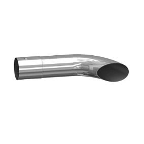 Boca de escape curvo longo 4.1/2''