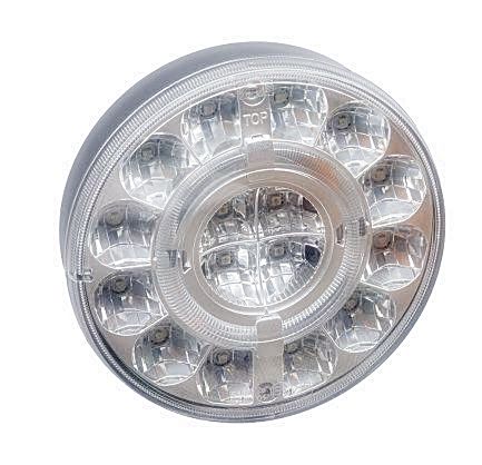 Lanterna traseira de LED cristal ré 24V