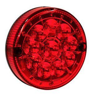 Lanterna traseira de LED vermelha freio-farolete 24V carreta Noma 2012