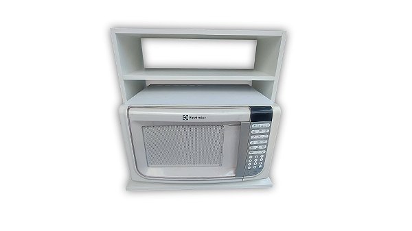 Suporte Para Microondas Com Nicho Mdf