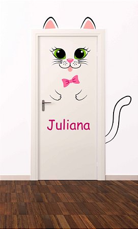 Adesivo de porta personalizado