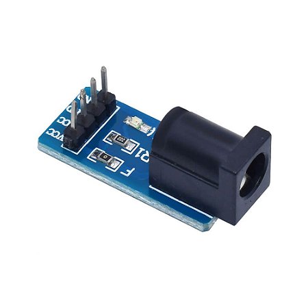 Módulo Conector Jack P4 2.1mm Fêmea