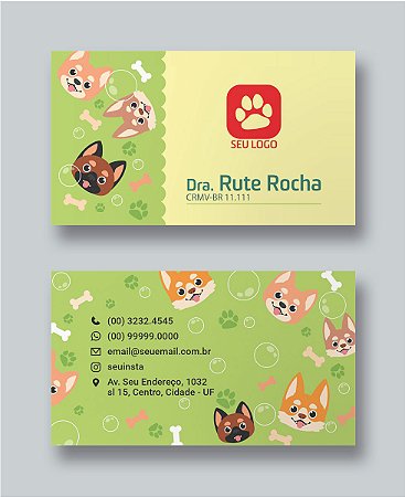Cartão de Visita Veterinário