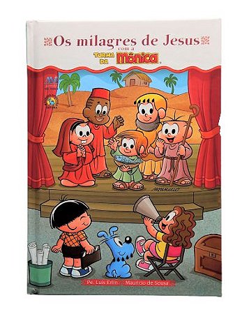 Livro Infantil Os Milagres de Jesus. Turma da Monica