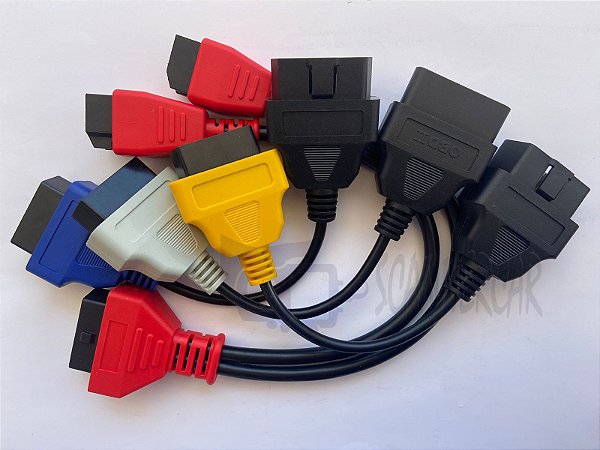 Cabos Adapatdores para Jeep - Argo - Cronos - Pulse - Nova Strada - Fiat 500