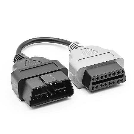 Cabos Adaptador FIAT JEEP Cinza Para Multiecuscan / AlfaObd