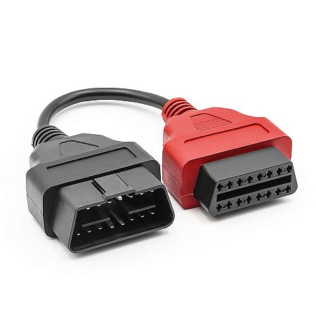 Cabos Adaptador FIAT JEEP Vermelho Para Multiecuscan / AlfaObd