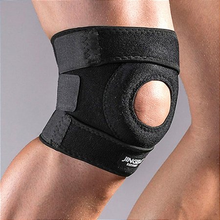Joelheiras de compressão JINGBA, suporte de joelho, cinta esportiva, treino, equ