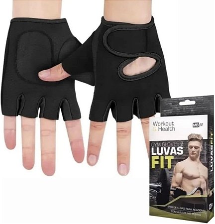 Luva Musculação MBFIT Para Treino Ajustável Unissex - Par