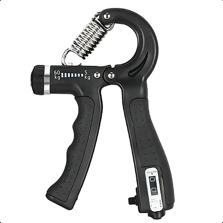 Handgrip Expansor de Mão Ajustável 5 a 60 kg com Contador Automático
