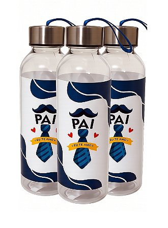Garrafa Personalizada Dia dos Pais – 550ml