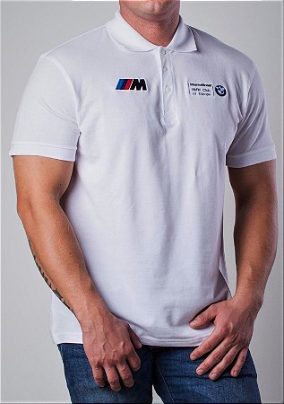 camisa bmw motorsport branca