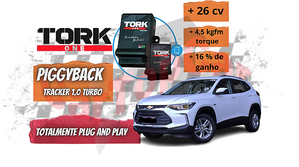 Piggyback TorkOne para Chevrolet Tracker 1.0 Turbo com Bluetooth