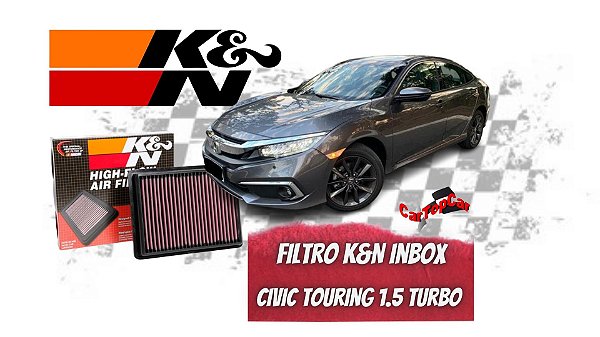 Filtro de Ar K&n para Honda Civic Touring 1.5 Turbo REF. 33-5044