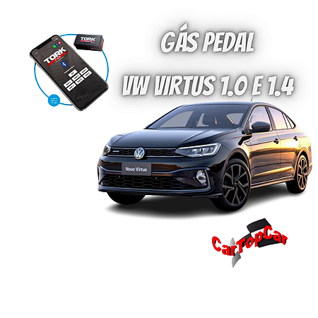 GAS PEDAL TORKONE para VW VIRTUS 1.0 e 1.4 TSI| C/ BLUETOOTH