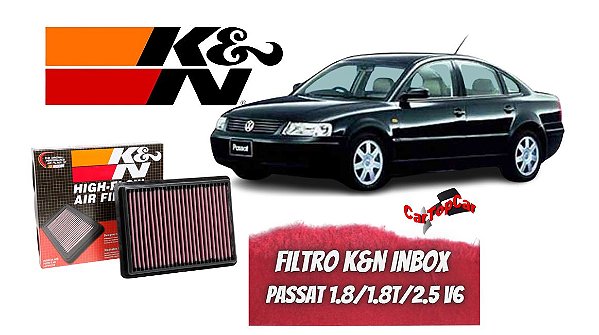 Filtro Ar K&n Inbox para - Vw Passat 1.8/1.8T.2.8 V6 de 1996 a 2005 / Audi A4/A6 94-05 ((consultar aplicação)