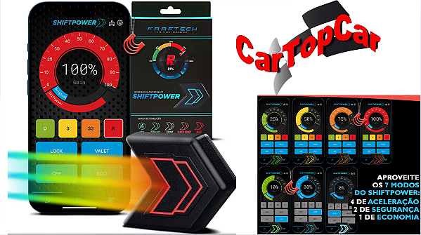 Shiftpower Chip Pedal Acelerador Delay Faaftech Todos Carros