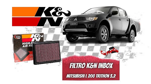 Filtro De Ar K&n Mitsubishi L200 Triton 3.2 D 33-2951