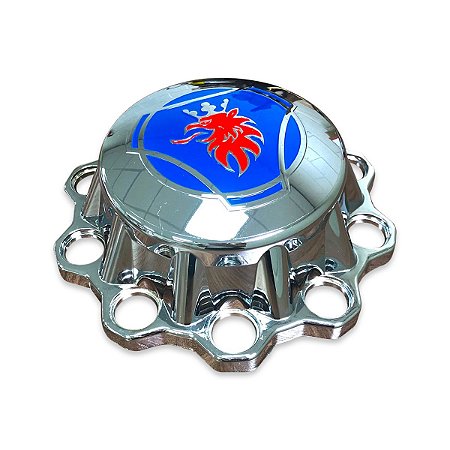 Capa Cromada Cubo Scania Truck Decorada