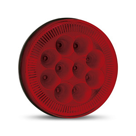 Lanterna Traseira LED vermelha Bivolt (posição e freio)