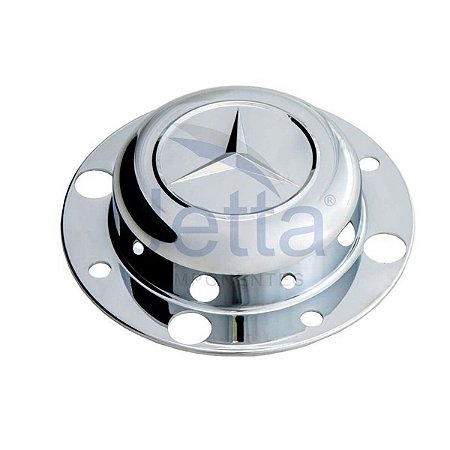 Capa Cromada Cubo Mercedes Axor