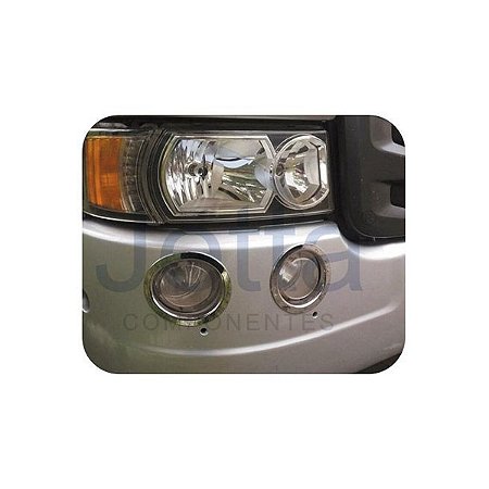 Aro Cromado Farol AUX Scania S5 (Par)