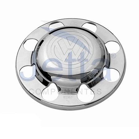 Capa Cromada Cubo Volkswagen Tração 8 Furos