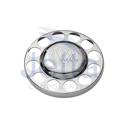Capa Cromada Cubo Volkswagen Tração 3/4 12 Furos