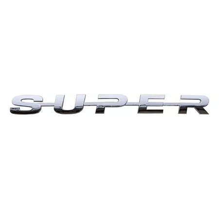 Emblema Super Grade Scania Ntg P/G/R/S - cromodo