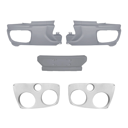 Para-choque Completo Ford Cargo 2649 2012 a 2019 Traçado