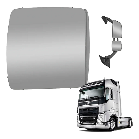 Lente Auxiliar Retrovisor Volvo FH após 2015 c/ desembaçador