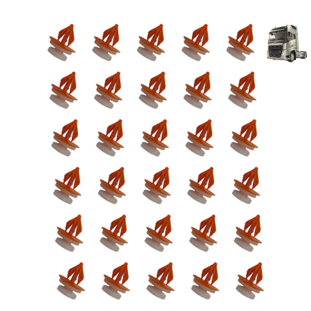 Clip Alto Fixação Grade Superior Volvo Fh 2015 A 2021 30 pcs