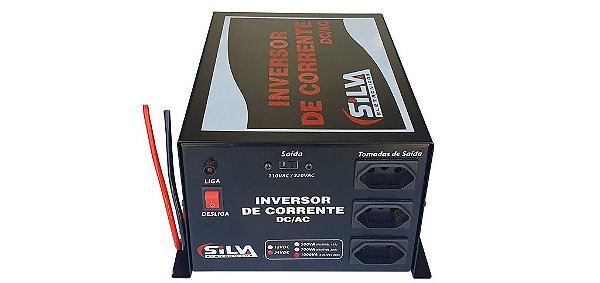 Inversor de Corrente DC/AC 1000VA (800W)