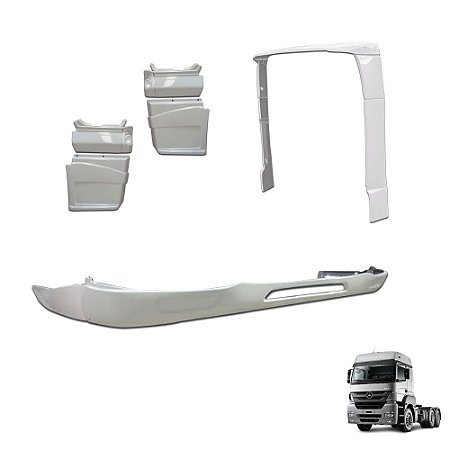 Combo Antifurto, Cegonheiro teto alto c/ teto E Spoiler Mercedes Axor 2035