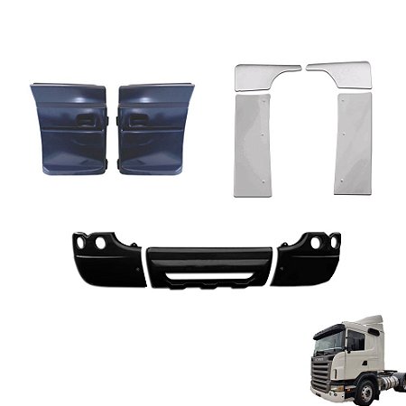 Combo Cegonheiro, Tampa Antifurto E Para-choque Scania cabine G/R até 2009