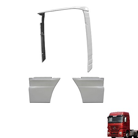 Combo Cegonheiro c/ teto E Tampa Estribo Mercedes Actros Teto Alto