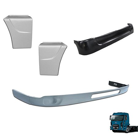 Combo Spoiler, Tampa Antifurto E Tapa-sol Ford Cargo 2011 Cab Alta