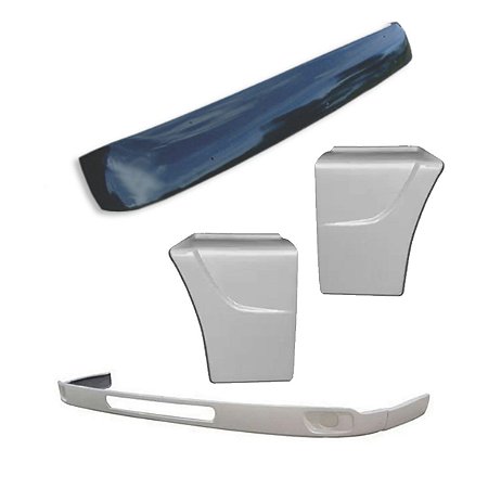Combo Spoiler, Tampa Antifurto E Tapa-sol Ford Cargo 2011 C Baixa