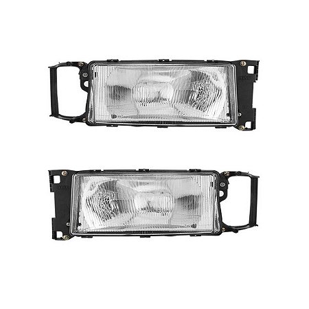 Farol principal Scania H4 s/Pisca - Par