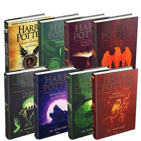 Kit Harry Potter Capa Dura + Harry Potter E A Criança Amaldiçoada Parte Um E Dois