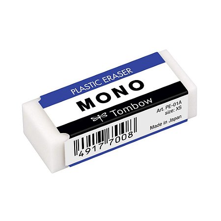 Borracha Tombow Mono Plastic Eraser Branca PE-01A