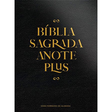 Bíblia Anote Plus Arc - Capa Semi-Luxo Preta