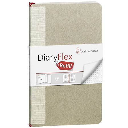 Refil Caderno Diary Flex Pontilhado 18,2x10,4cm 100g/m² 80 Fls Hahnemuhle