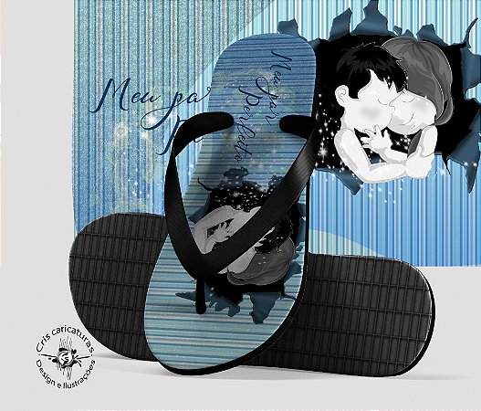 Chinelo dia dos namorados