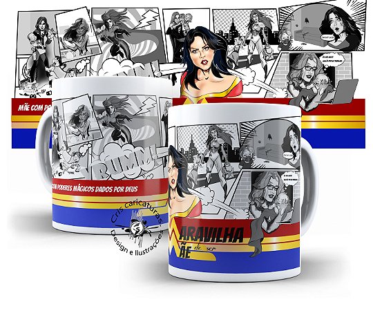 Caneca dia das mães - Geek - 29,90 cada