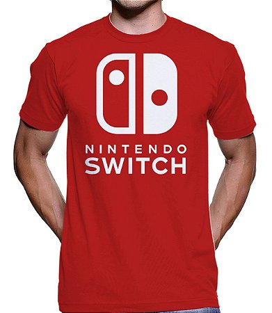 Camiseta Masculina Nintendo Switch Logo