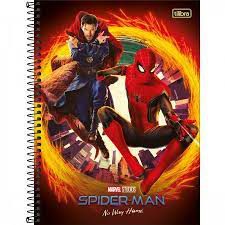 Caderno Universitário TILIBRA Spider Man - 1 Matéria c/ 80 folhas