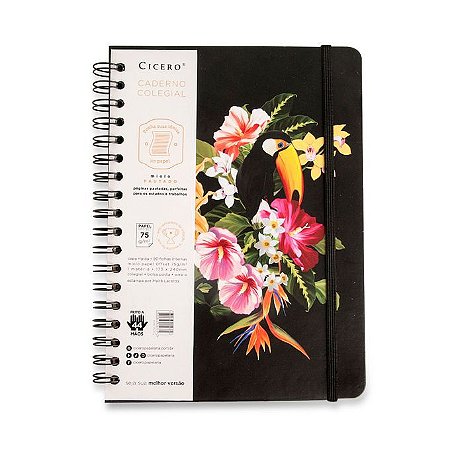 Caderno  Colegial CICERO Tropical