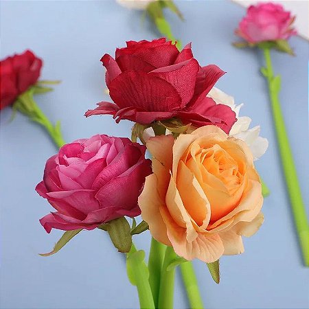 Caneta Gel Idêntica a Uma Flor Rosa