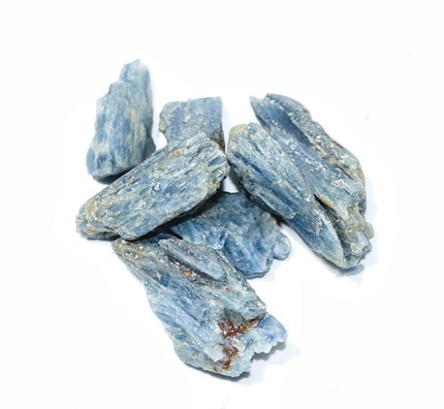 Cianita Azul Pedra Bruta Pedra do ano 2019 saco 100 gramas